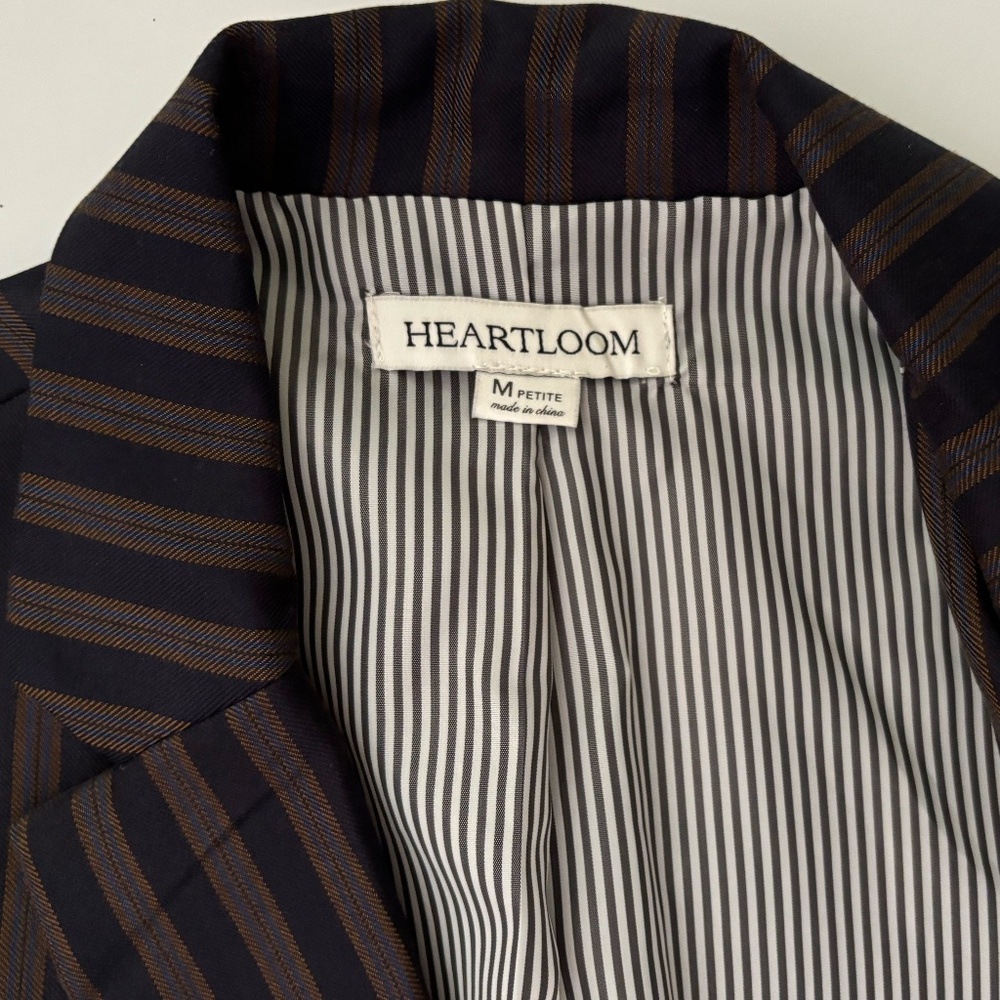 Fun Striped Blazer With Complementing Interior Li… - image 3